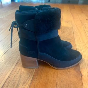 UGG heeled booties size 8